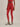 Front view of Varley FreeSoft High Rise Leggings in Pink Begonia, showing the wide waistband and fitted legs.