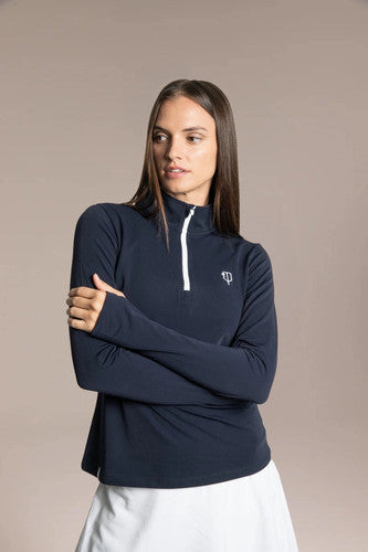 J. Pritchard Women's Regatta 1/4 Zip - Bainbridge Blue