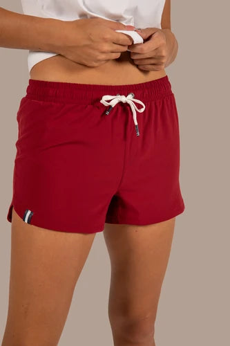 J. Pritchard Women's Icon Short - Deep Crimson