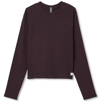 Vuori L/S Pose Crew - Raisin