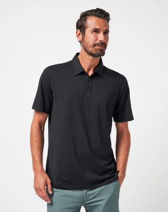 TravisMathew The Heater Polo - Black