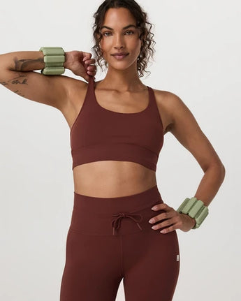 Vuori Yosemite Longline Bra - Burnt Sienna