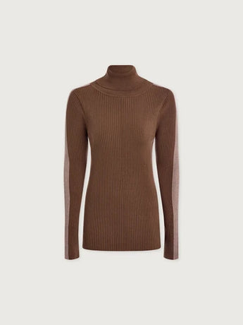 Varley Leopold Roll Neck Knit - Cocoa Dust