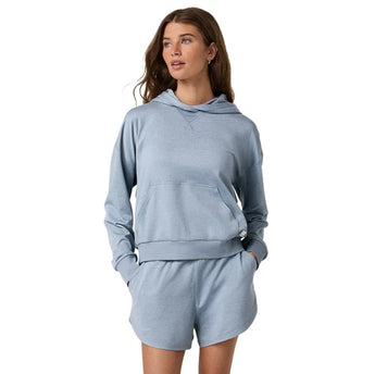 Vuori Halo Modern Pullover Hoodie - Sea Glass Heather