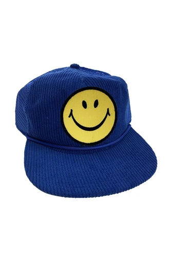 Aviator Nation Smiley Vintage Corduroy Mesh Trucker Hat