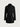 Black Varley Anset Jacket shown alone, with a high collar, waist tie, long sleeves and curved hem