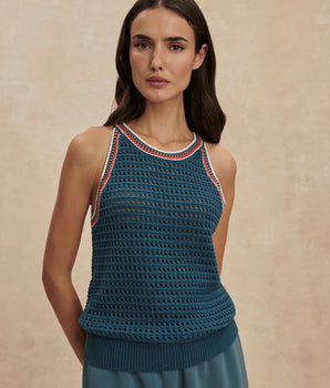 Varley Aberg Halter Knit Top