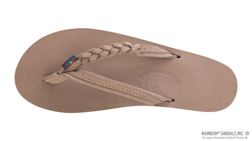 Rainbow Sandals Women's Flirty Braidy Single Layer Sandal - Black