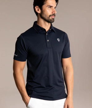 J. Pritchard Men's Bainbridge Polo - Bainbridge Blue