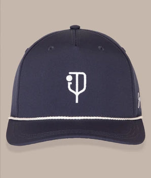 J. Pritchard Captain Rope Hat - Pure Black